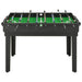 15-in-1 Multi Game Table in Black - Little and Giant Explorers vidaXL