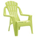 2 Children's Garden Chairs in Green - Little and Giant Explorers vidaXL