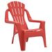 2 Children's Garden Chairs in Red - Little and Giant Explorers vidaXL