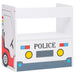 3 Piece Kids Table and Chair Set 'Police Car Design' - Little and Giant Explorers vidaXL