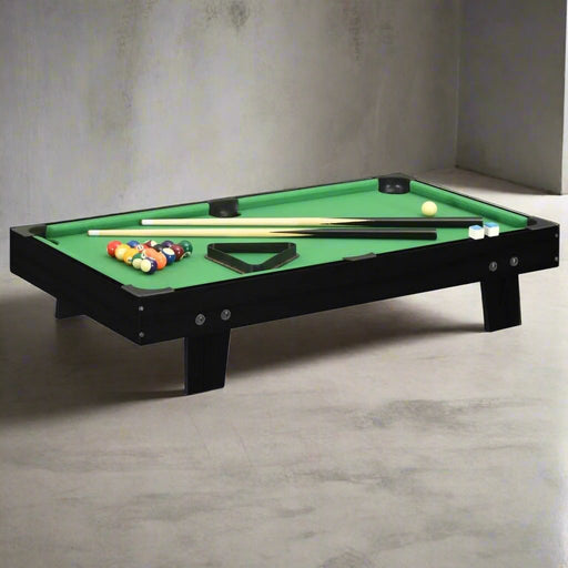 3 Feet Mini Pool Table in Black - Little and Giant Explorers vidaXL