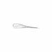 Stainless steel whisk kitchen utensil on white background