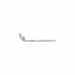 Stainless steel ladle from mud kitchen playset on white background