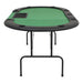 9-Player Folding Poker Table - Little and Giant Explorers vidaXL