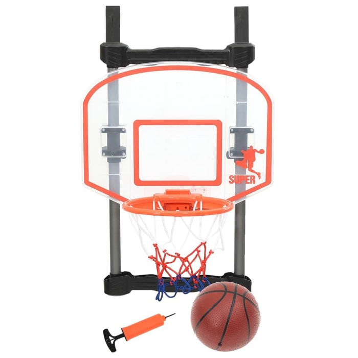 Adjustable Basketball Play Set for Door - Little and Giant Explorers vidaXL