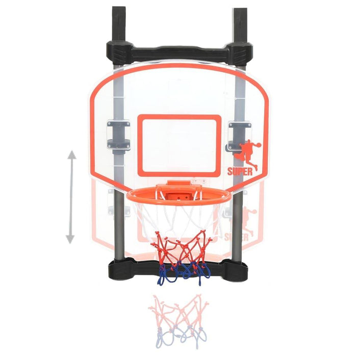 Adjustable Basketball Play Set for Door - Little and Giant Explorers vidaXL