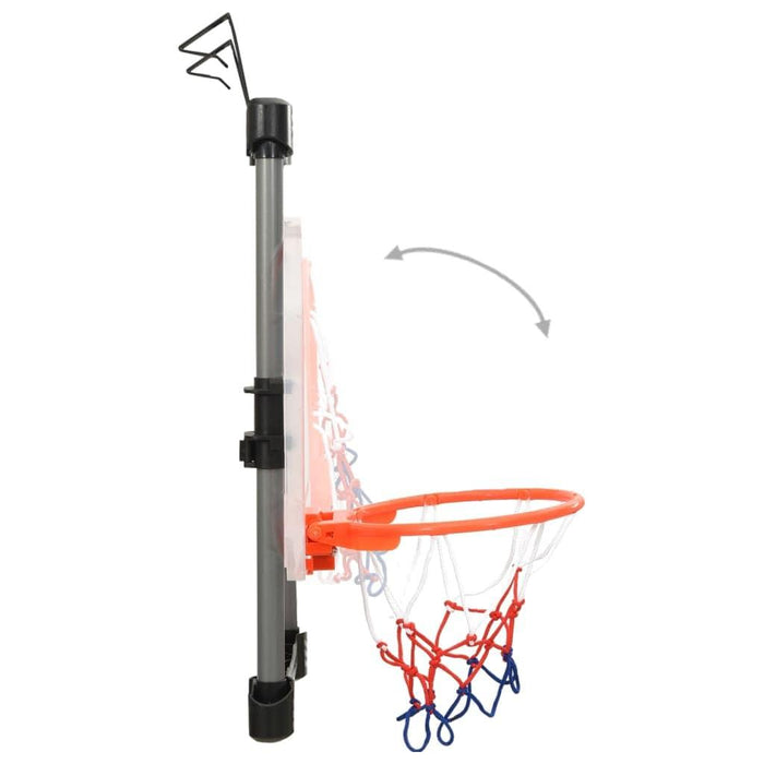 Adjustable Basketball Play Set for Door - Little and Giant Explorers vidaXL