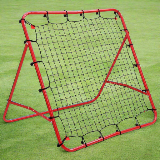 Adjustable Football Kickback Rebounder in Red (100 x (44.5-72) x (86-93)cm) - Little and Giant Explorers vidaXL