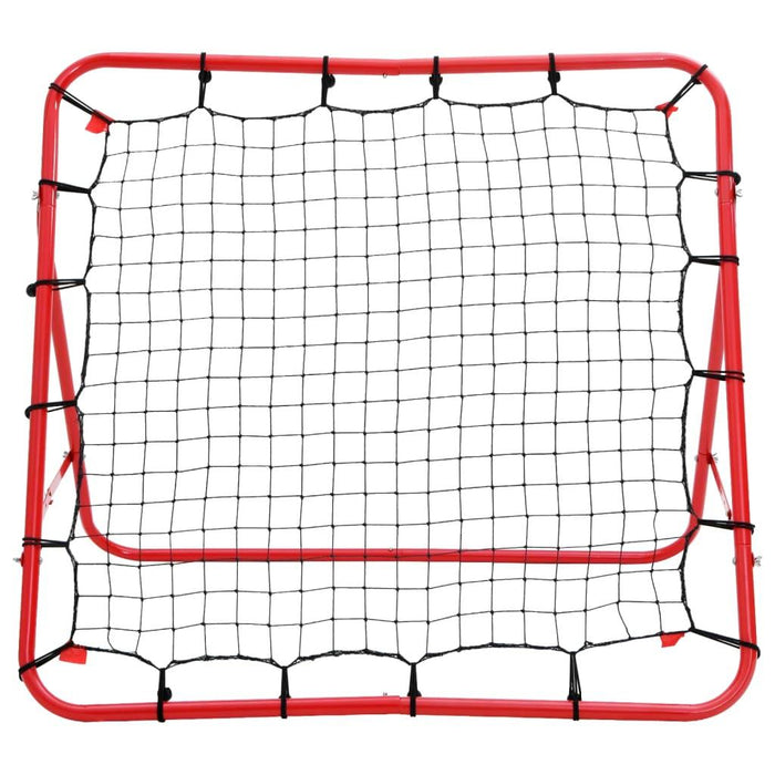 Adjustable Football Kickback Rebounder in Red (100 x (44.5-72) x (86-93)cm) - Little and Giant Explorers vidaXL