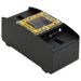 Black automatic battery-powered card shuffler for poker and standard card games