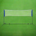 Badminton Net Set with Shuttlecocks (300 x 72cm) - Little and Giant Explorers vidaXL