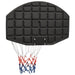 Black Basketball Backboard - Little and Giant Explorers vidaXL