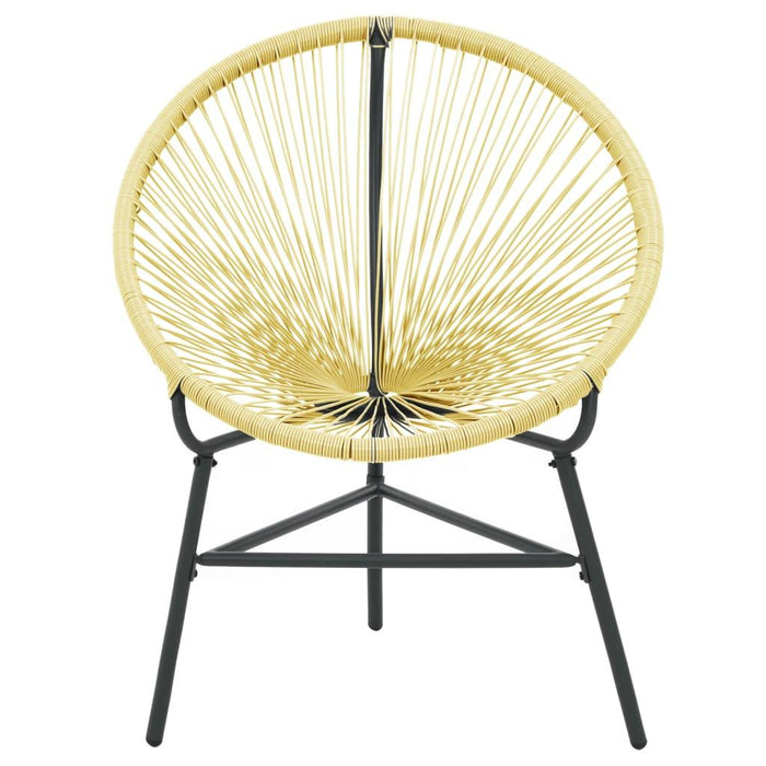 Beige Garden Acapulco Chair - Little and Giant Explorers vidaXL