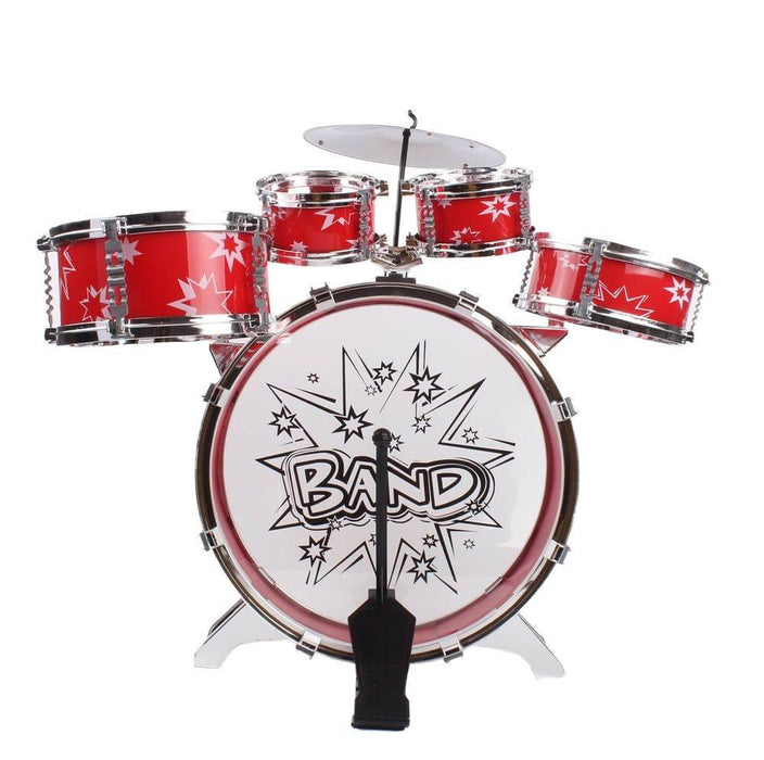 Big Band Children's Rockstar Drums & Cymbal Kit With Stool - Little and Giant Explorers SOKA Play Imagine Learn