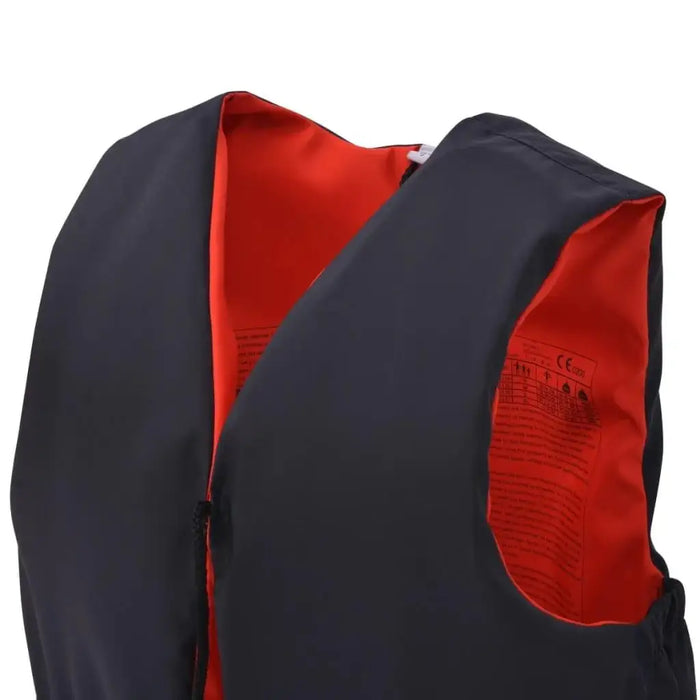 Navy blue buoyancy aid level 50 personal flotation device with bright orange lining