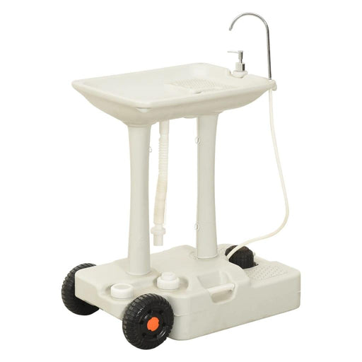 Camping Hand Wash Stand with Dispenser - Little and Giant Explorers vidaXL