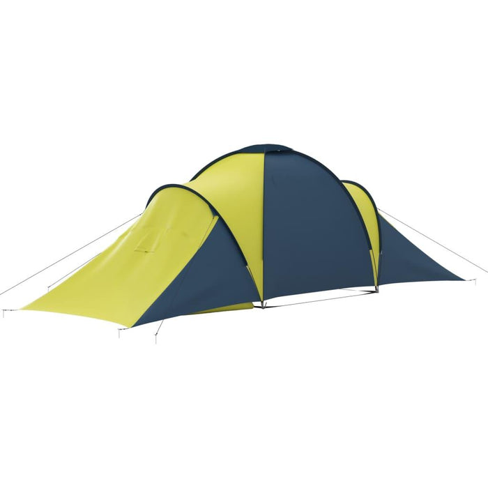 Camping Tent in Blue and Yellow (6 persons) - Little and Giant Explorers vidaXL