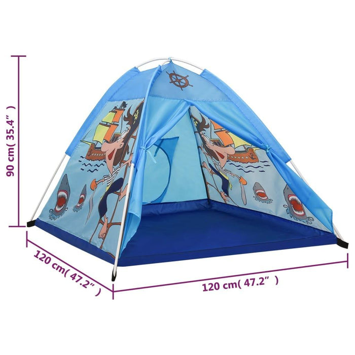 Blue Play Tent with 250 Balls - Little and Giant Explorers vidaXL