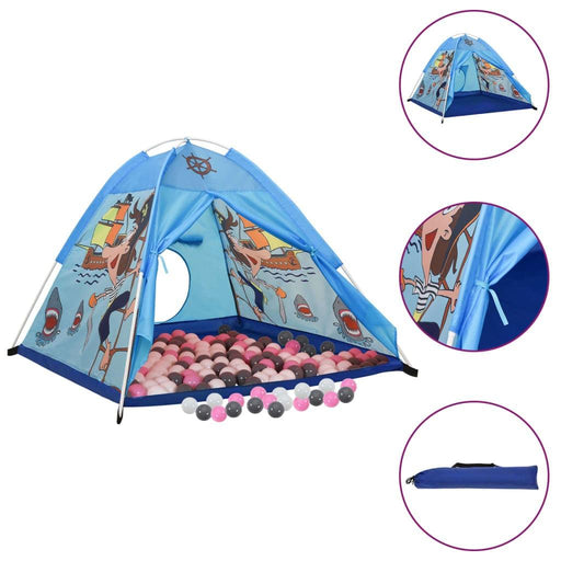 Blue Play Tent with 250 Balls - Little and Giant Explorers vidaXL