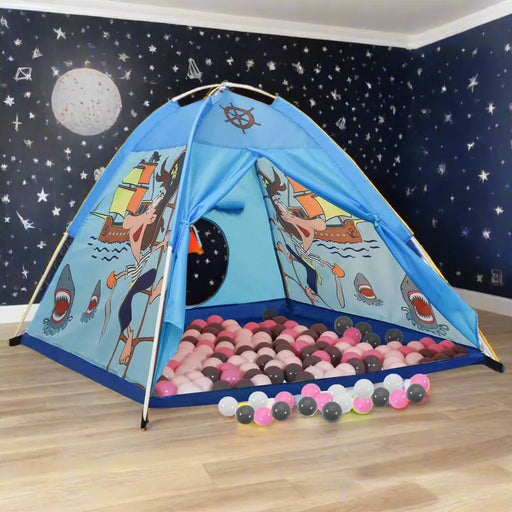 Blue Play Tent with 250 Balls - Little and Giant Explorers vidaXL