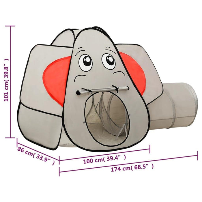 Children's Elephant Play Tent - Little and Giant Explorers vidaXL