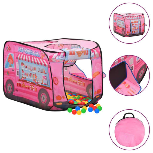 Ice-Cream Van Play Tent in Pink - Little and Giant Explorers vidaXL