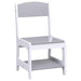 Children's Table with 2 Chairs in White - Little and Giant Explorers vidaXL