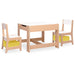 Children's Table with 2 Chairs - Little and Giant Explorers vidaXL