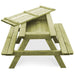 Children's Picnic Table with Benches - Little and Giant Explorers vidaXL