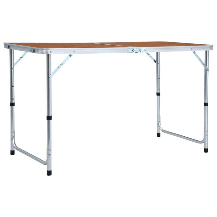 Foldable Aluminium Camping Table - Little and Giant Explorers vidaXL