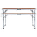 Foldable Aluminium Camping Table - Little and Giant Explorers vidaXL