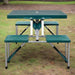 Foldable Camping Table Set with 4 Stools - Little and Giant Explorers vidaXL