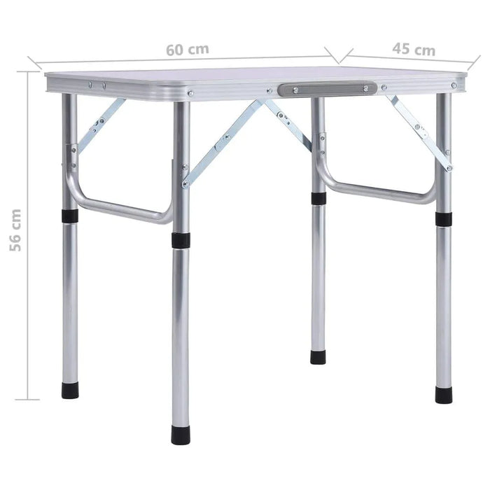 Folding Camping Table - Little and Giant Explorers vidaXL