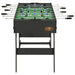 Folding Foosball Table in Black - Little and Giant Explorers vidaXL