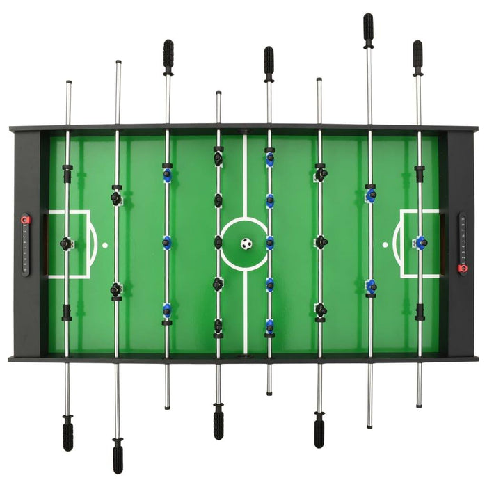 Folding Foosball Table in Black - Little and Giant Explorers vidaXL