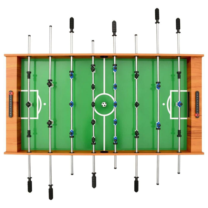 Folding Foosball Table in Light Brown - Little and Giant Explorers vidaXL