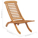 Folding Garden Chair in Solid Wood Teak - Little and Giant Explorers vidaXL