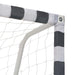 Football Goal with Net in Black and White (300 x 200 x 90cm) - Little and Giant Explorers vidaXL