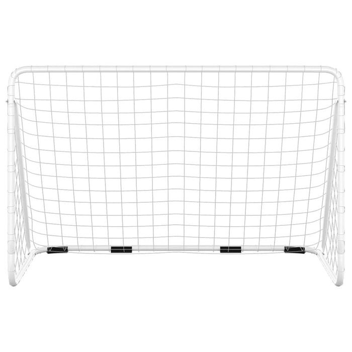 Football Goal with Net in White (180 x 90 x 120cm) - Little and Giant Explorers vidaXL