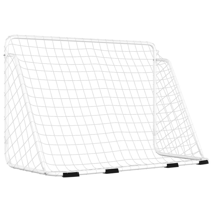 Football Goal with Net in White (180 x 90 x 120cm) - Little and Giant Explorers vidaXL