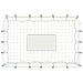 Football Net Rebounder in White and Black (184 x 61 x 123cm) - Little and Giant Explorers vidaXL