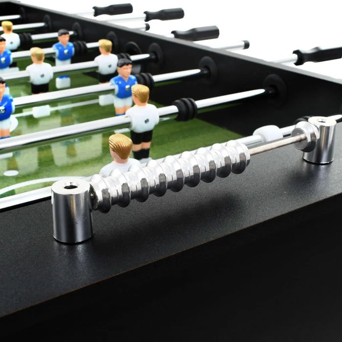 Foosball Table Steel in Black - Little and Giant Explorers vidaXL