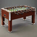 Steel Foosball Table in Dark Brown - Little and Giant Explorers vidaXL