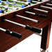 Steel Foosball Table in Dark Brown - Little and Giant Explorers vidaXL