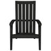 Garden Adirondack Chair in Black - Little and Giant Explorers vidaXL