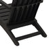 Garden Adirondack Chair in Black - Little and Giant Explorers vidaXL