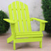 Garden Adirondack Chair in Green and Solid Fir Wood - Little and Giant Explorers vidaXL