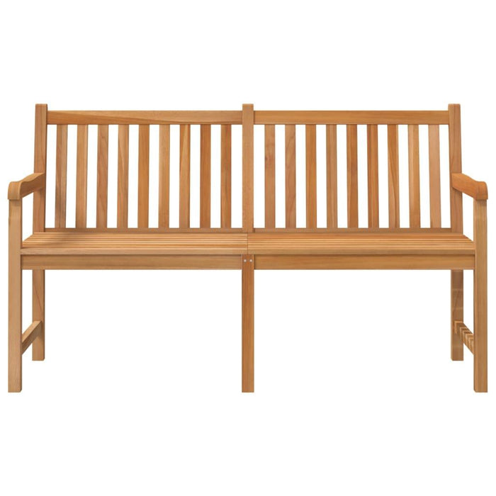 Garden Bench in Solid Teak Wood 150cm - Little and Giant Explorers vidaXL