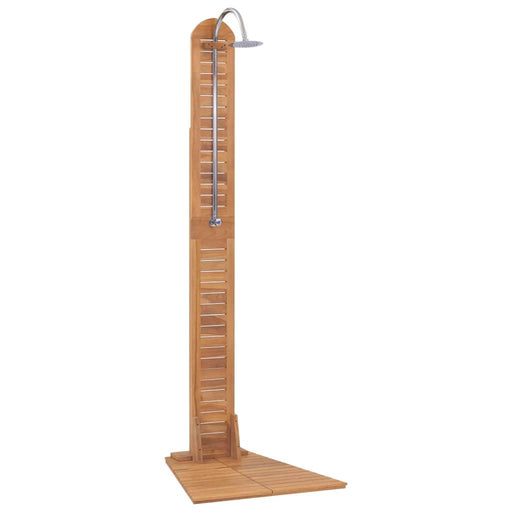 Garden Shower in Solid Teak - Little and Giant Explorers vidaXL