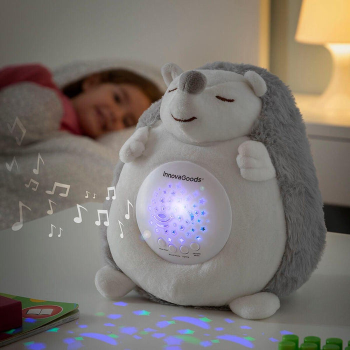 Hedgehog 'Spikey' Soft Toy with White Noise and Nightlight Projector - Little and Giant Explorers InnovaGoods